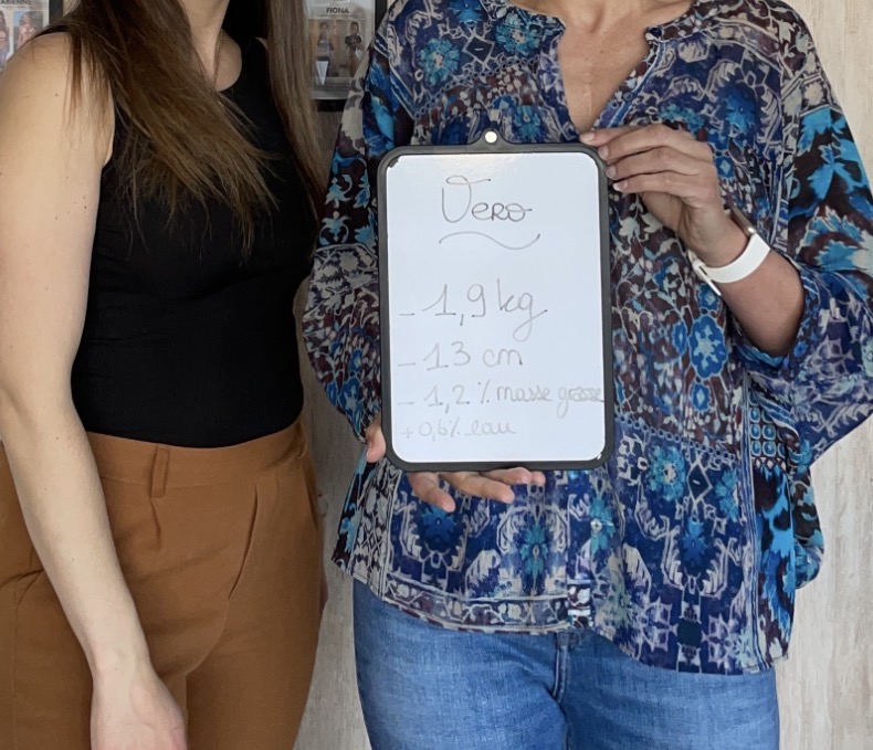 Photo avec une ardoise de résultats — 15